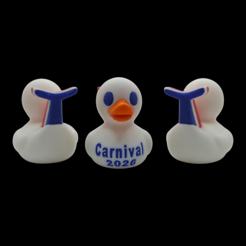 Carnival Inspired Cruise Souvenir Duck Collectible Patriotic Theme Red White Blue Commemorative Travel Keepsake Vacation Memento - JM Designs
