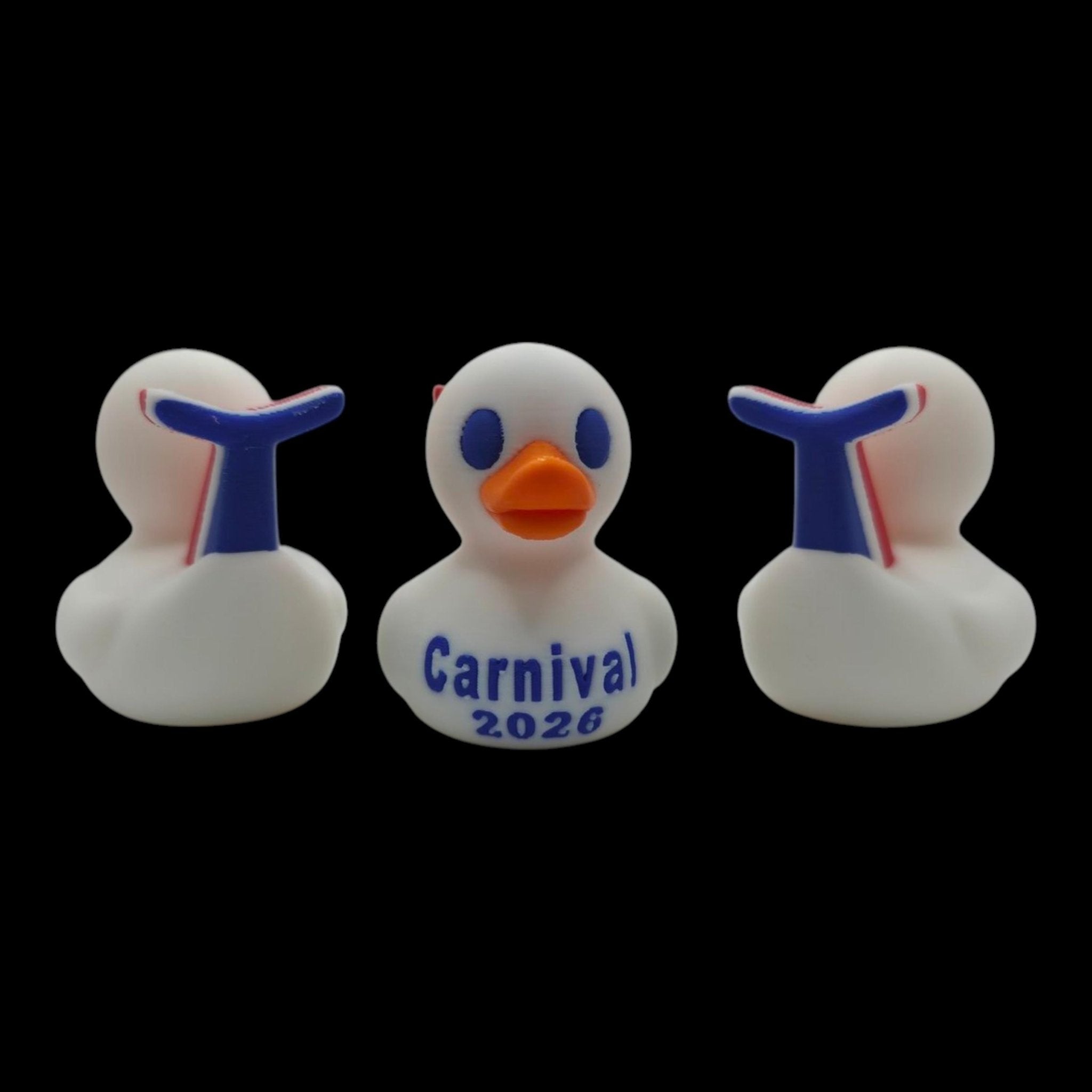 Carnival Inspired Cruise Souvenir Duck Collectible Patriotic Theme Red White Blue Commemorative Travel Keepsake Vacation Memento - JM Designs