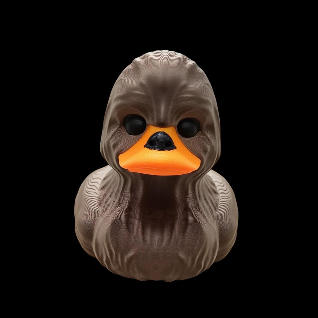Chewbacca inspired Duck Star Wars Collectible Figure Display Item Desk Accessory Geek Nerdy Decoration Wookie Toy Movie character - JM Designs