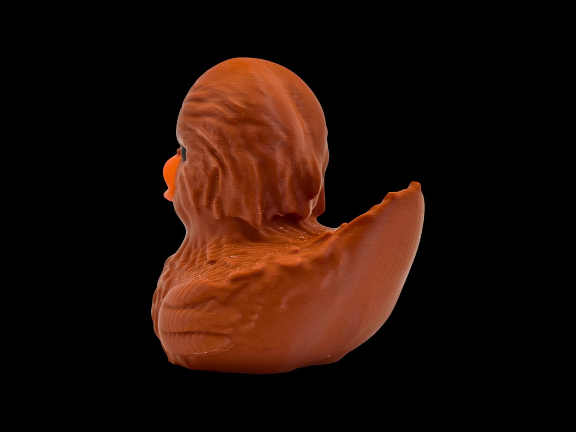 Chewbacca inspired Duck Star Wars Collectible Figure Display Item Desk Accessory Geek Nerdy Decoration Wookie Toy Movie character - JM Designs