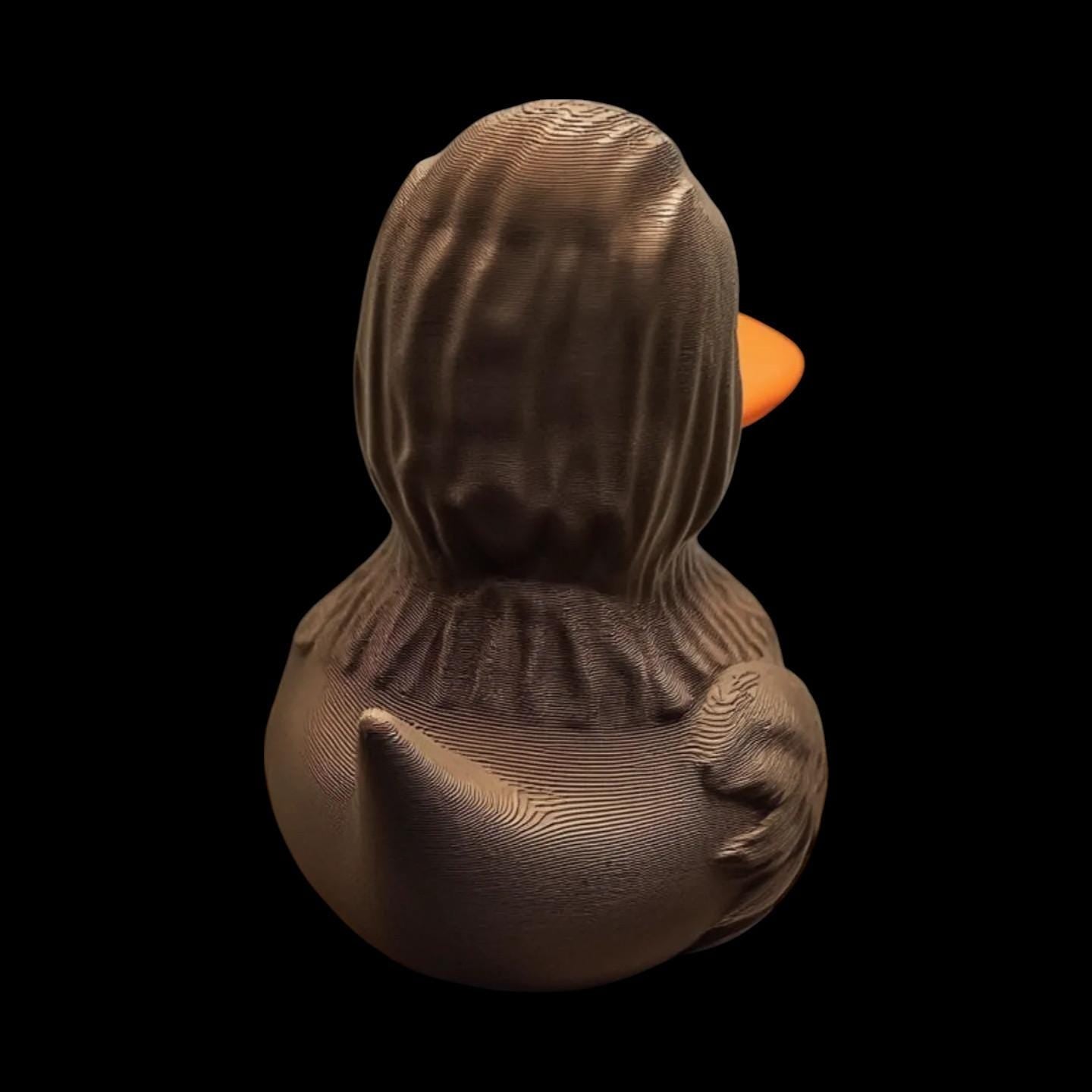 Chewbacca inspired Duck Star Wars Collectible Figure Display Item Desk Accessory Geek Nerdy Decoration Wookie Toy Movie character - JM Designs