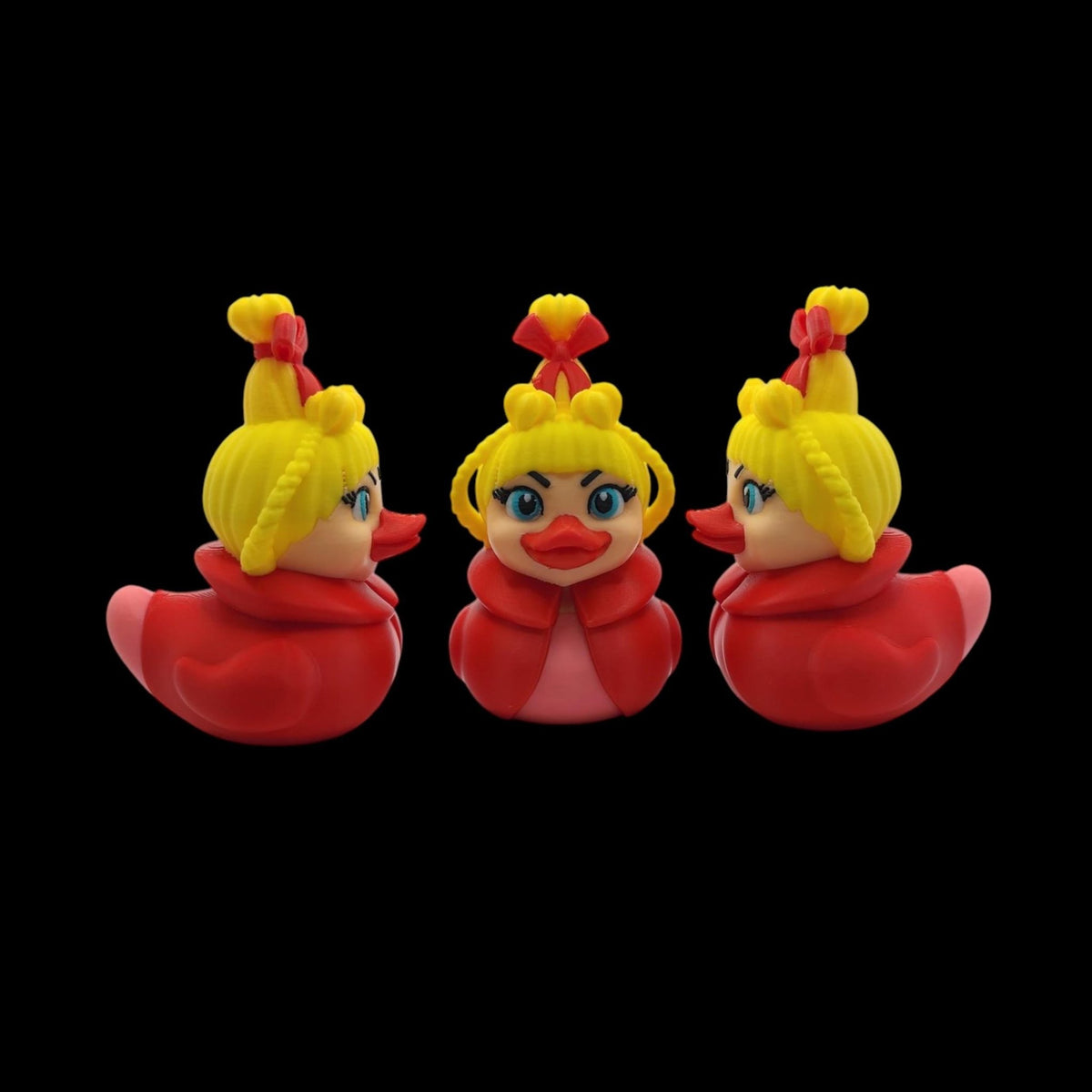 Cindy Lou Duck Christmas Decoration Holiday Bath Toy Collectible Whoville Character Grinch Theme Decor Bathtub Grinch Max