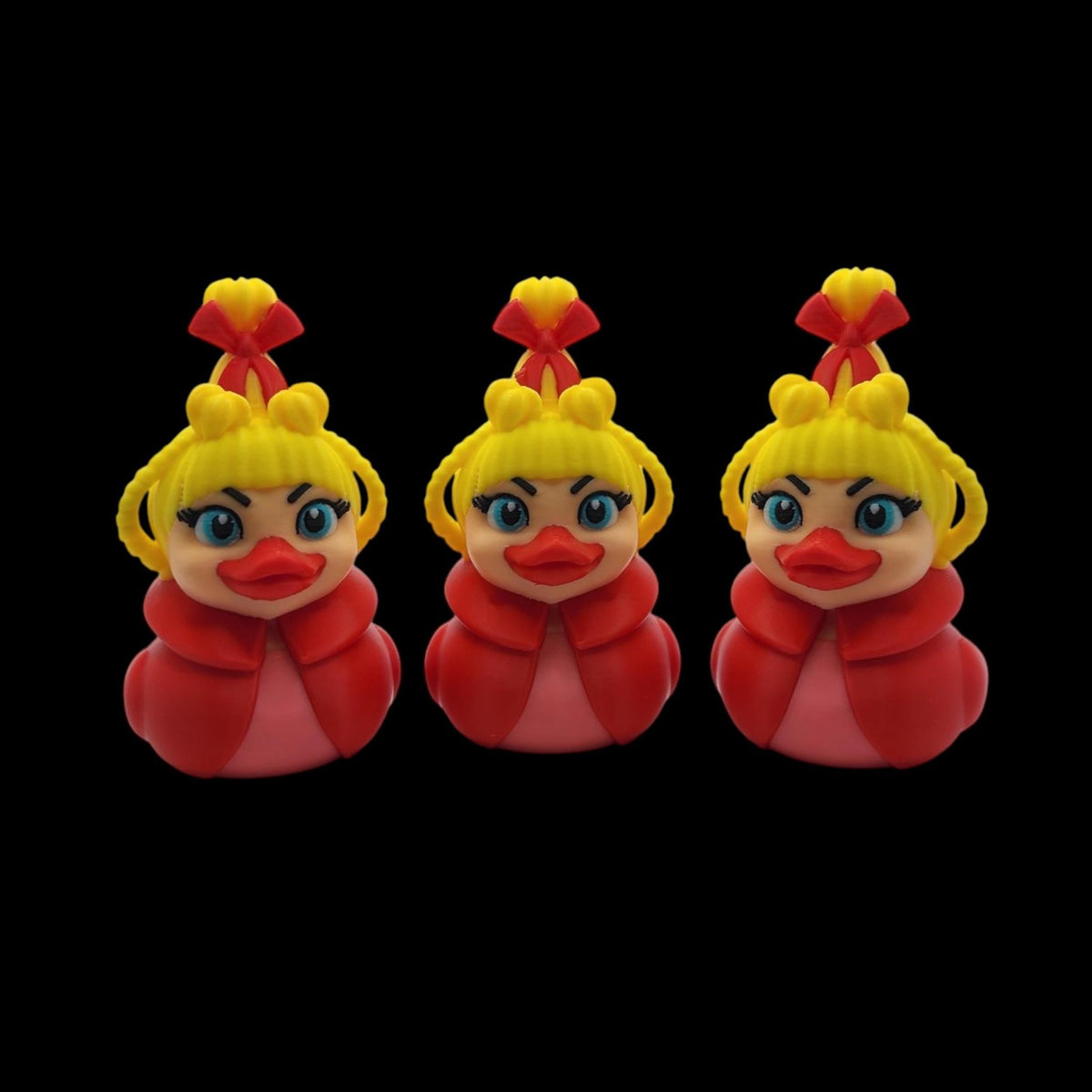 Cindy Lou Duck Christmas Decoration Holiday Bath Toy Collectible Whoville Character Grinch Theme Decor Bathtub Grinch Max