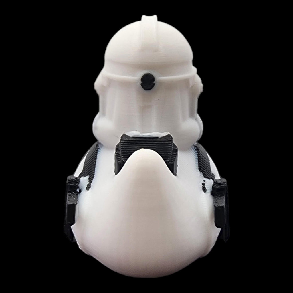 Clone Trooper Duck, 3D Printed Star Wars-Inspired Jeep & Cruise Decor - JM Designs