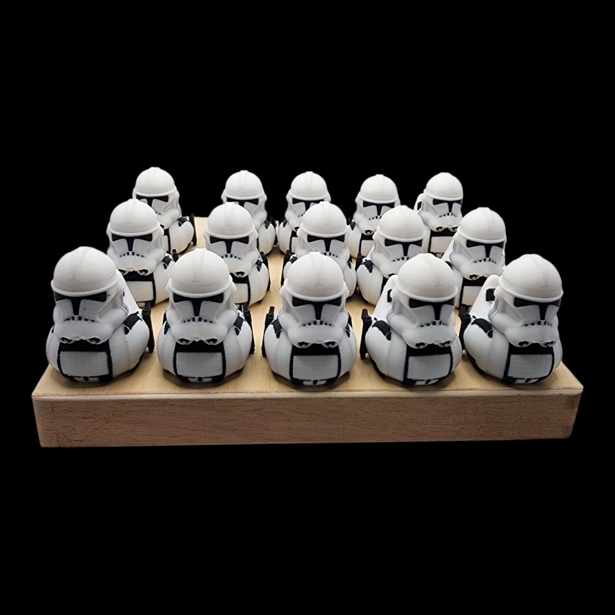 Clone Trooper Duck, 3D Printed Star Wars-Inspired Jeep & Cruise Decor - JM Designs