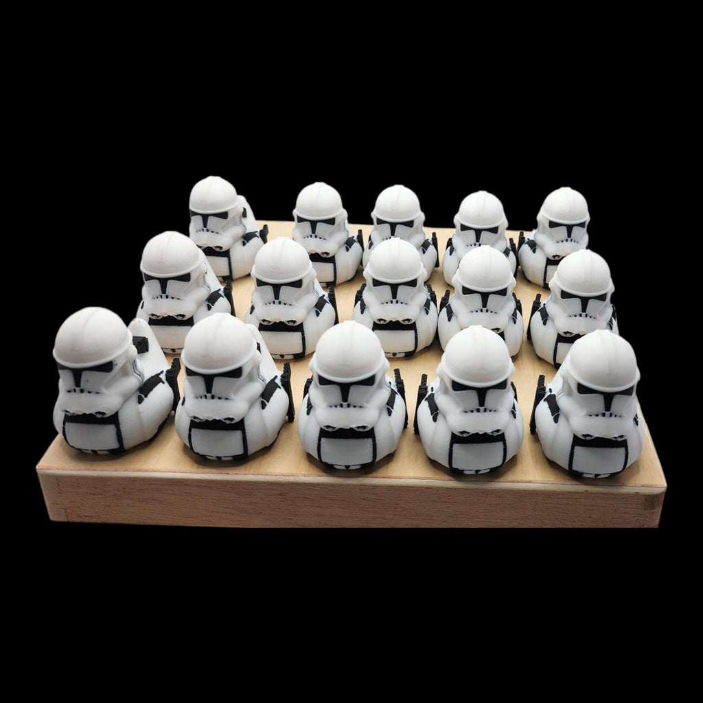 Clone Trooper Duck, 3D Printed Star Wars-Inspired Jeep & Cruise Decor - JM Designs