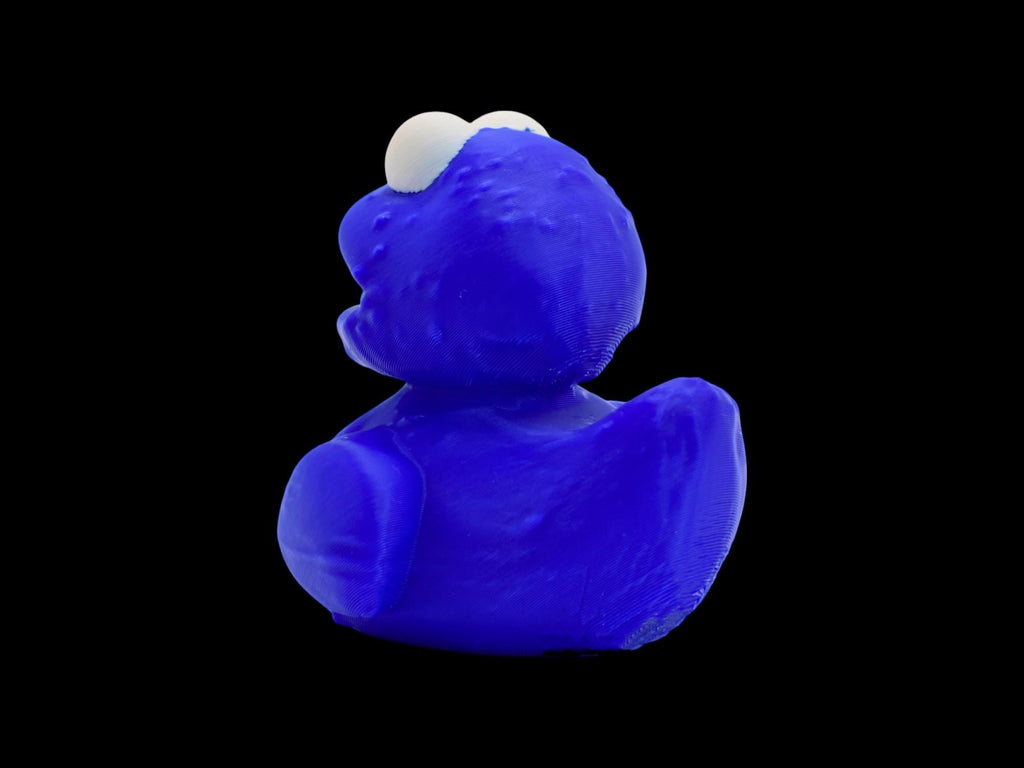 Cookie Inspired Monster Duck Car Dashboard Item Blue Design Sesame Street Character Gift Novel - JM Designs
