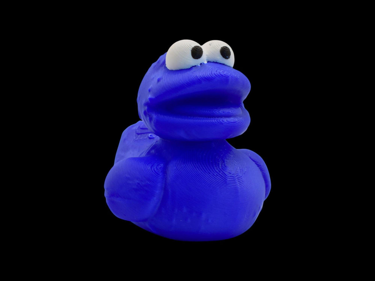 Cookie Monster Inspired Duck Jeep Car Dashboard Item Blue Design Toy Sesame Street Character Gift Novel - JM Designs