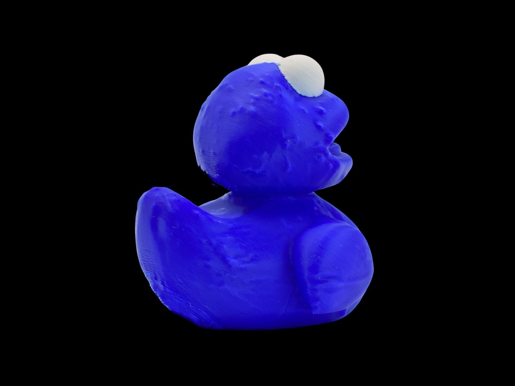 Cookie Monster Inspired Duck Jeep Car Dashboard Item Blue Design Toy Sesame Street Character Gift Novel - JM Designs
