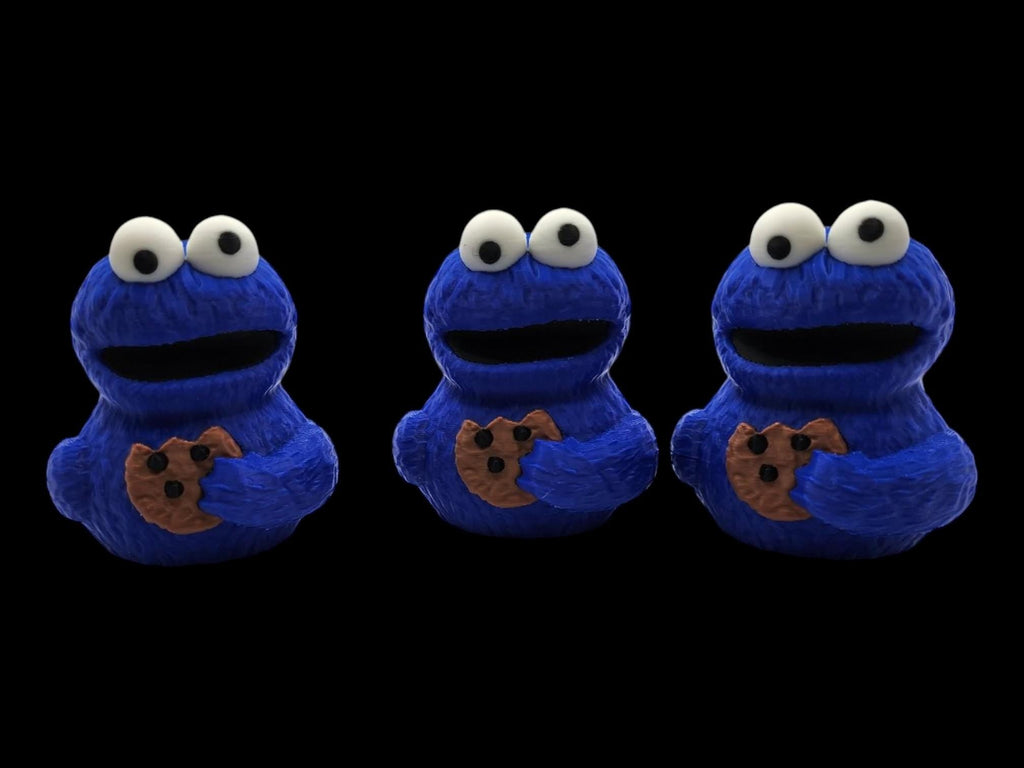 Cookie Monster Inspired Duck Jeep Car Dashboard Item Blue Design Toy Sesame Street Character Gift Novel - JM Designs