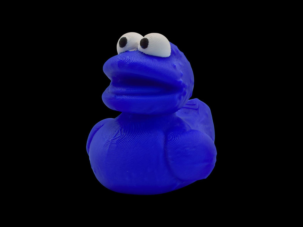 Cookie Monster Inspired Duck Jeep Car Dashboard Item Blue Design Toy Sesame Street Character Gift Novel - JM Designs