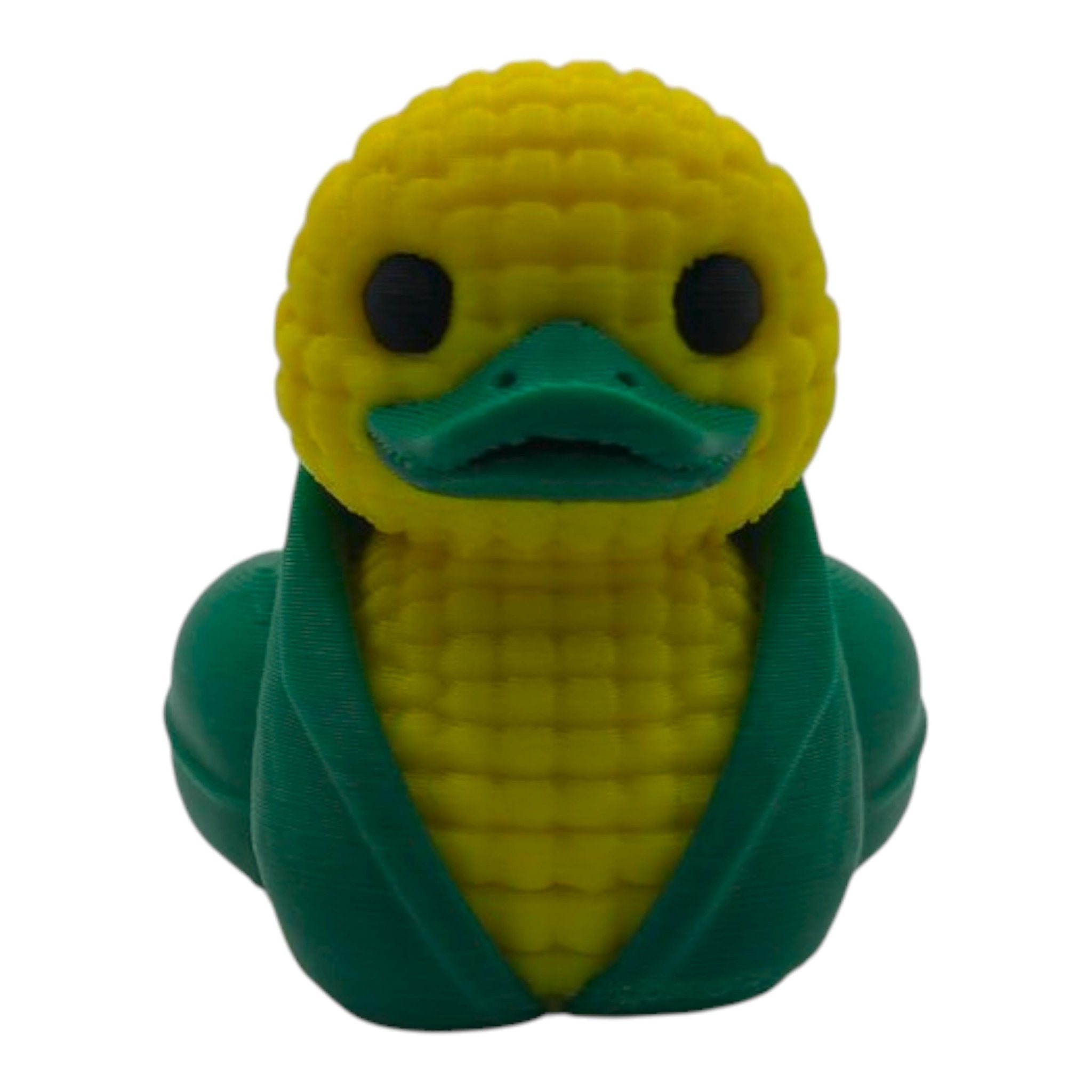 Corn Duck Miniature Figurine For Jeeps Dashboards Yellow Desk Decor Truck Figurine Corn Design - JM Designs