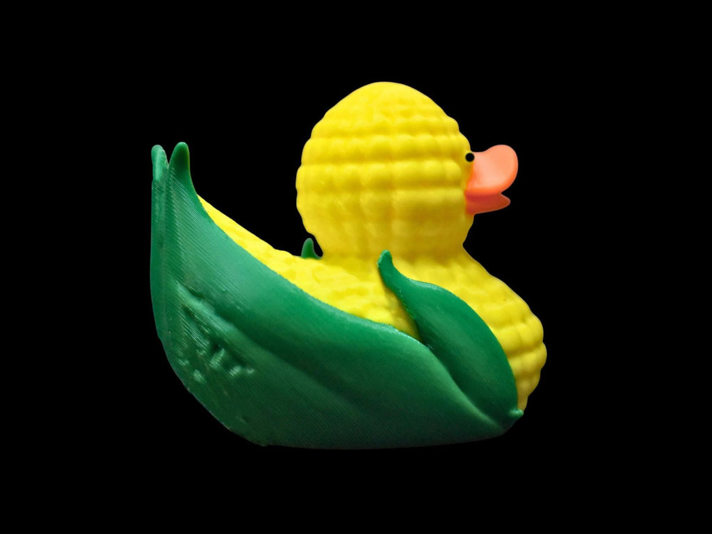 Corn Duck Miniature Figurine For Jeeps Dashboards Yellow Desk Decor Truck Figurine Corn Design - JM Designs