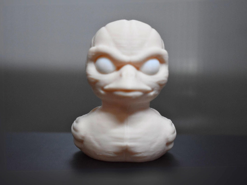 Creepy Duck Figurine for Halloween Decor, Gothic Shelf Accent Piece - JM Designs
