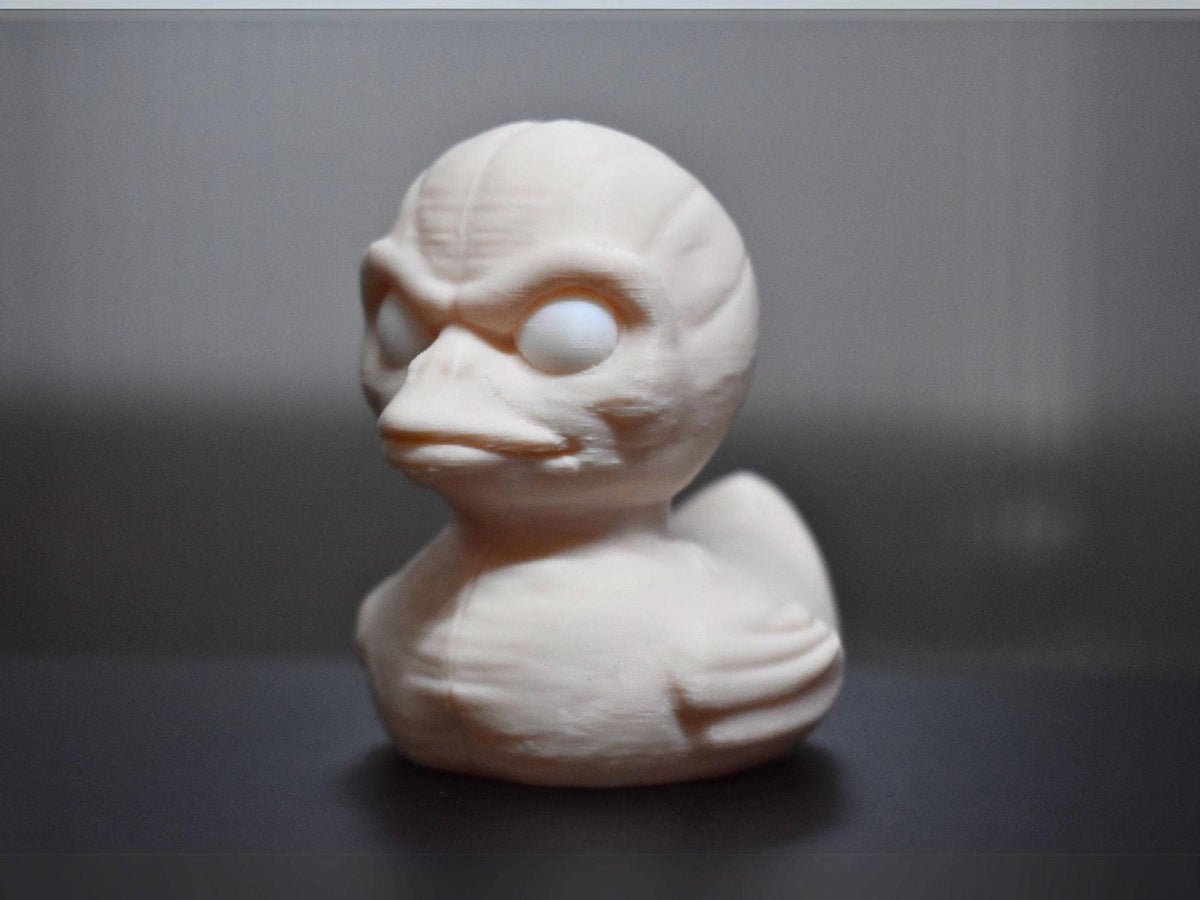 Creepy Duck Figurine for Halloween Decor, Gothic Shelf Accent Piece - JM Designs