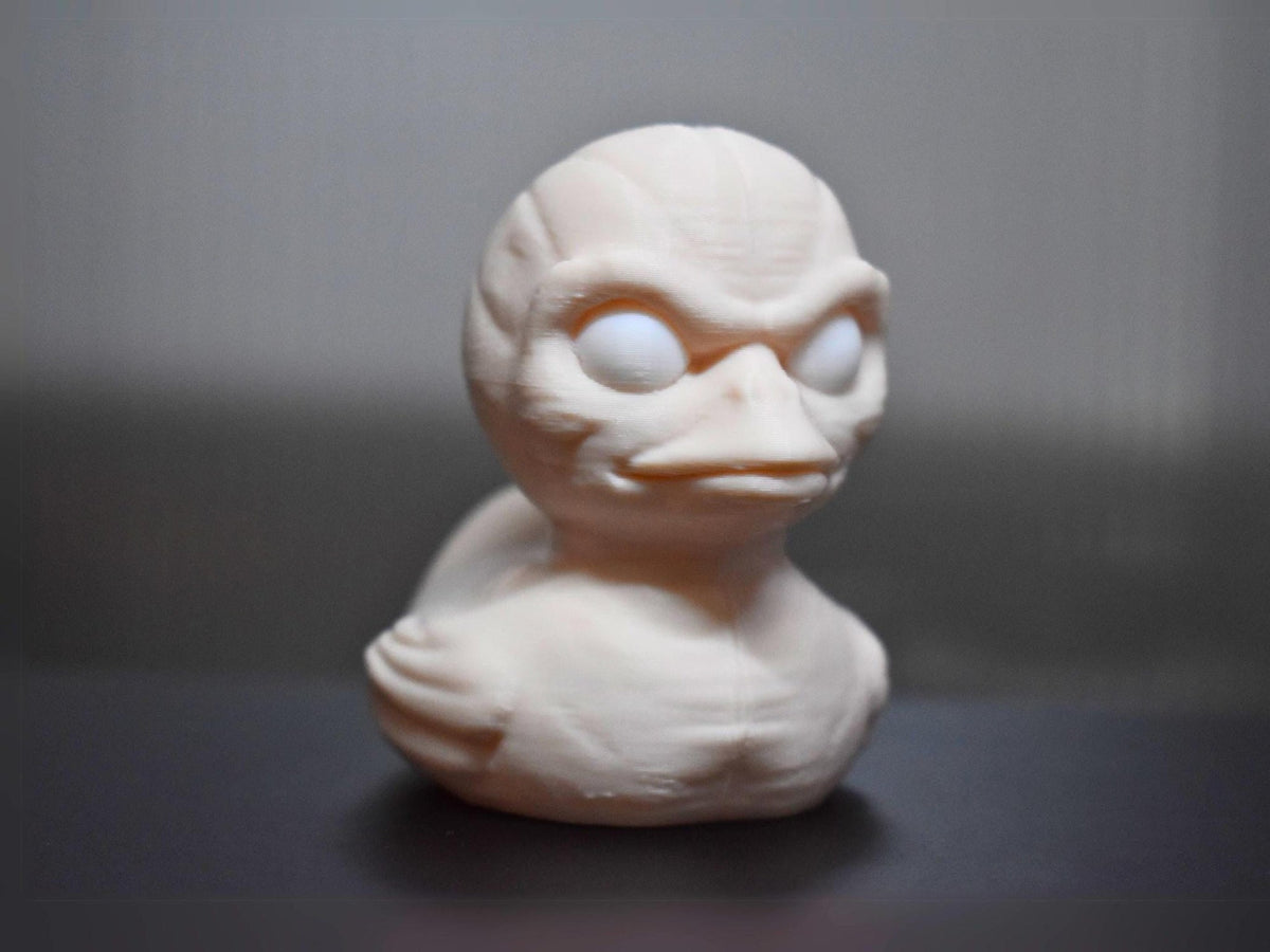 Creepy Duck Figurine for Halloween Decor, Gothic Shelf Accent Piece - JM Designs