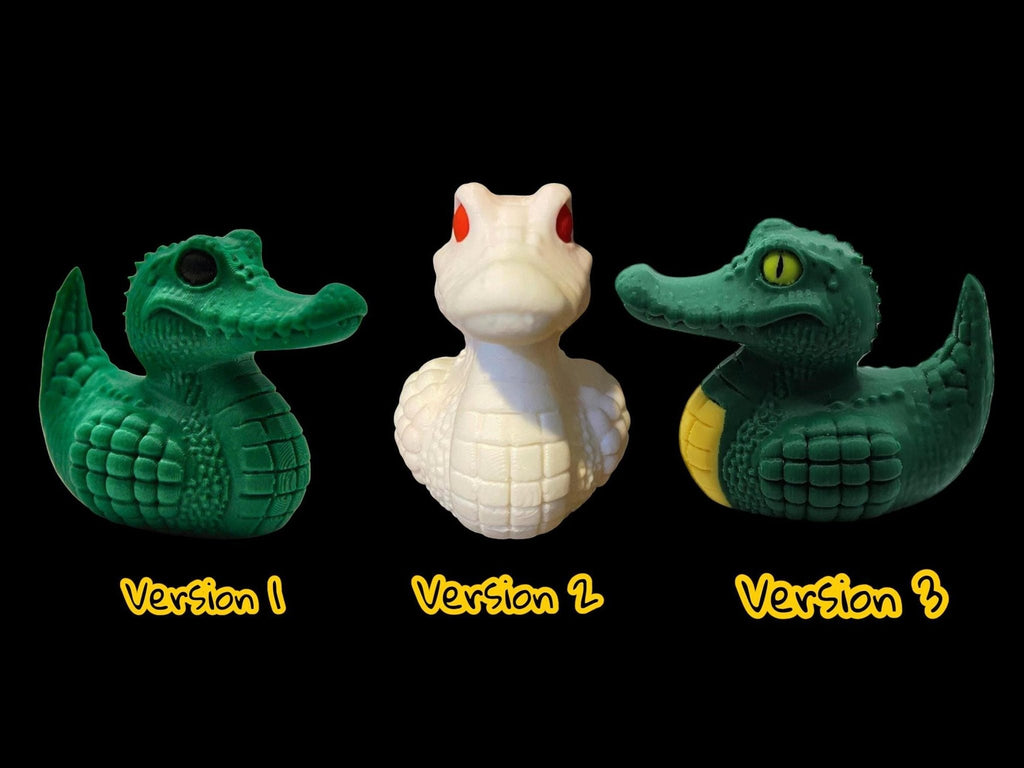 Crocodile Duck 3D Printed Creature Figure for Desk Decor - JM Designs