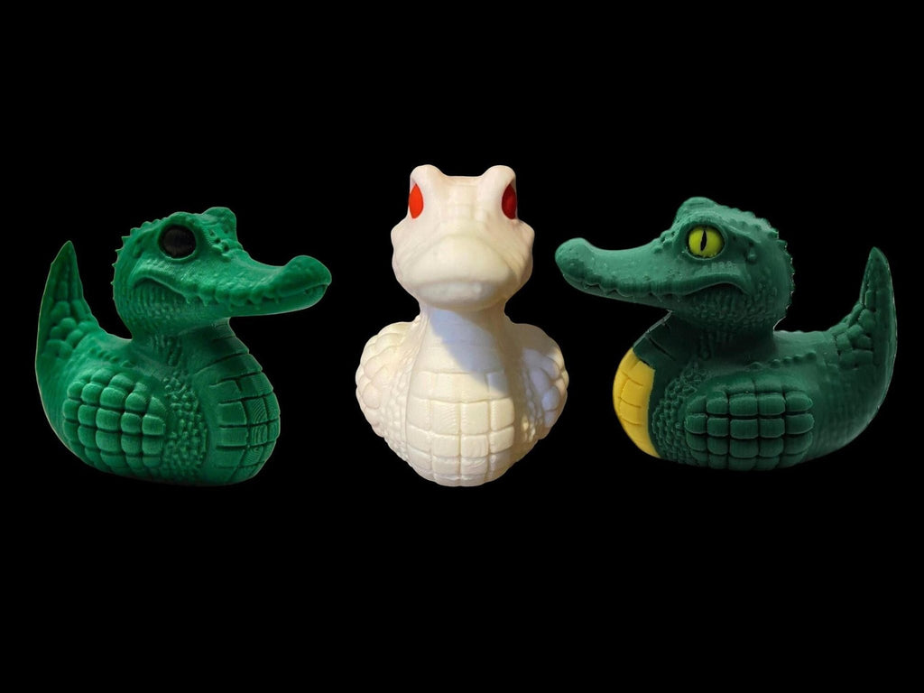Crocodile Duck 3D Printed Creature Figure for Desk Decor - JM Designs