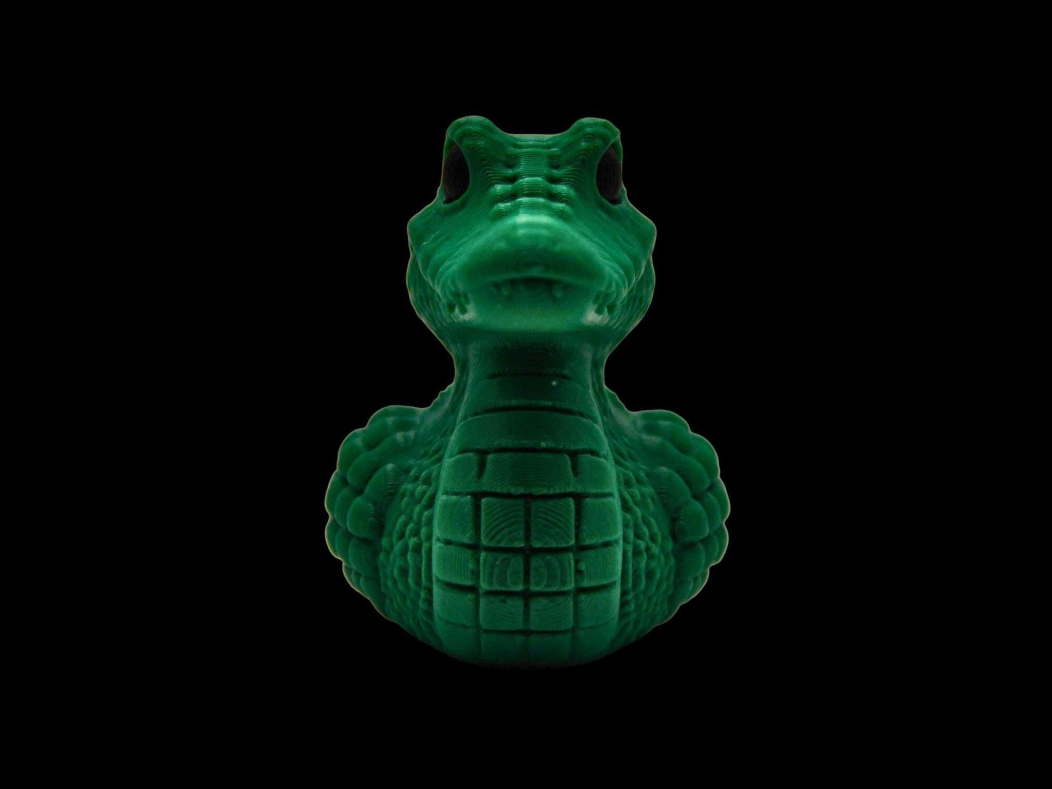 Crocodile Duck 3D Printed Creature Figure for Desk Decor - JM Designs