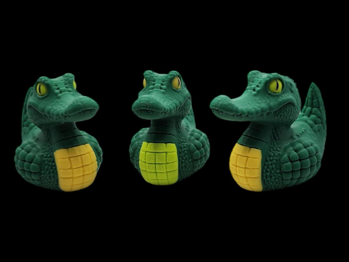 Crocodile Duck 3D Printed Creature Figure for Desk Decor - JM Designs