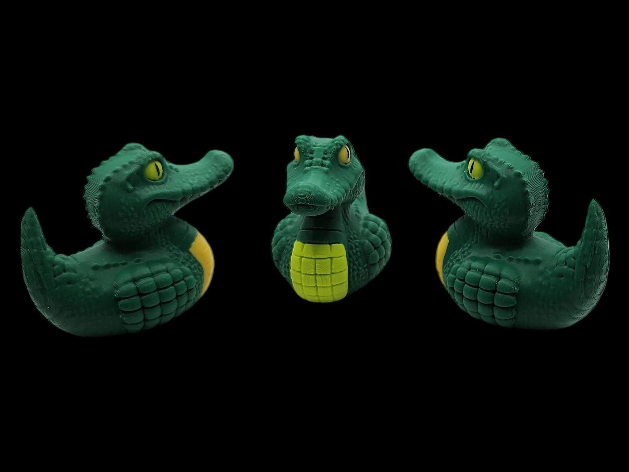 Crocodile Duck 3D Printed Creature Figure for Desk Decor - JM Designs