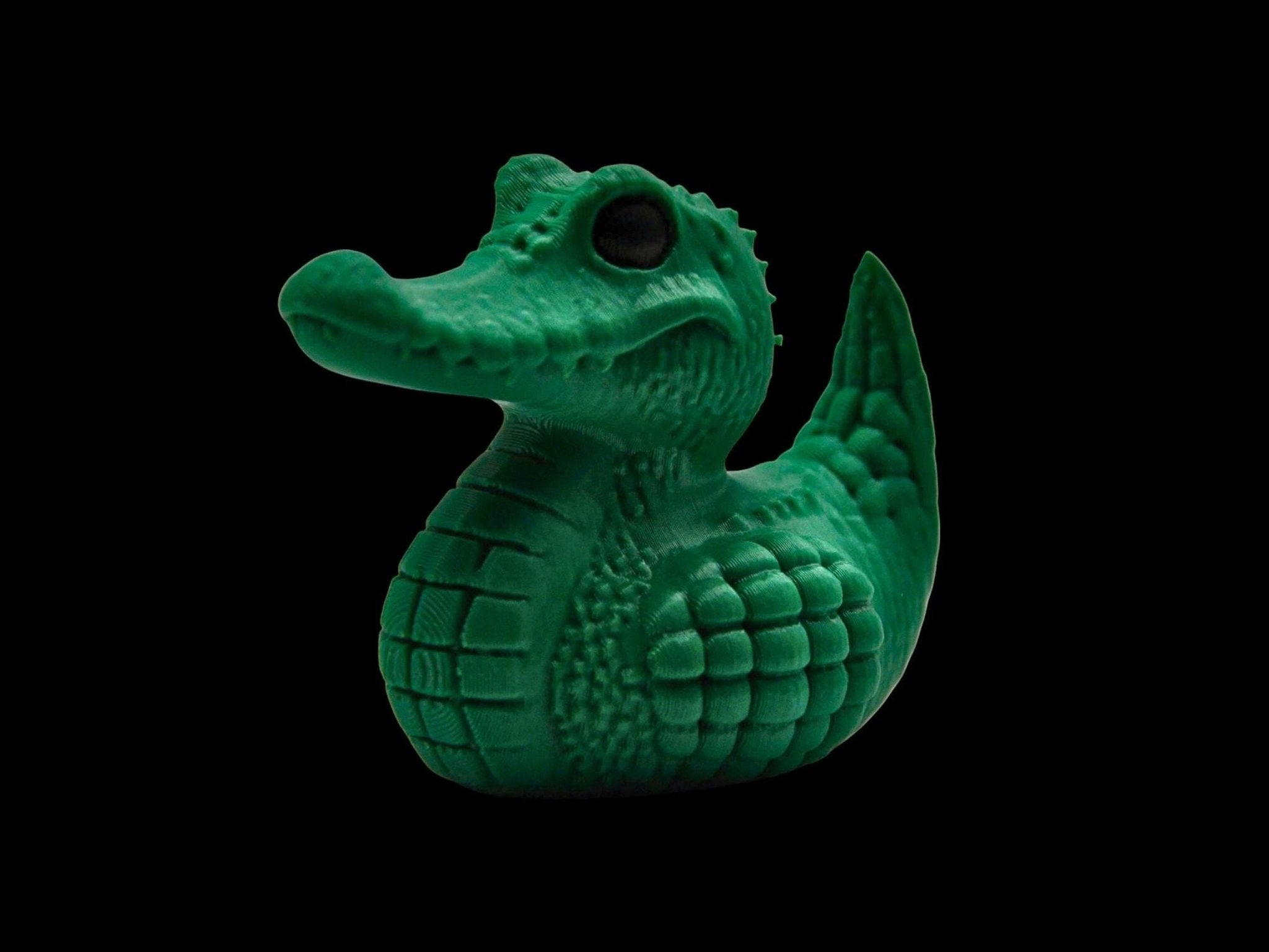 Crocodile Duck 3D Printed Creature Figure for Desk Decor - JM Designs