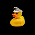 Cruise Ship Captain Duck Yellow with White Hat Nautical Souvenir Desk Top Decoration - JM Designs
