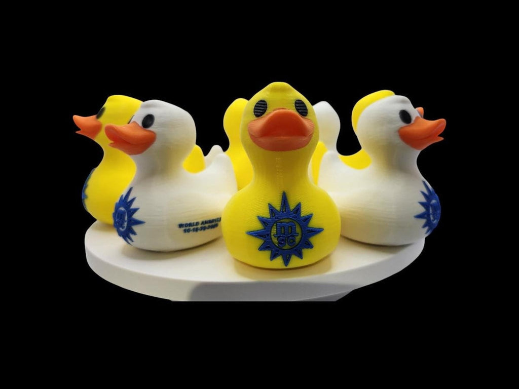 Custom Cruise Duck with Personalized Ship Name, Nautical Vacation Souvenir - JM Designs