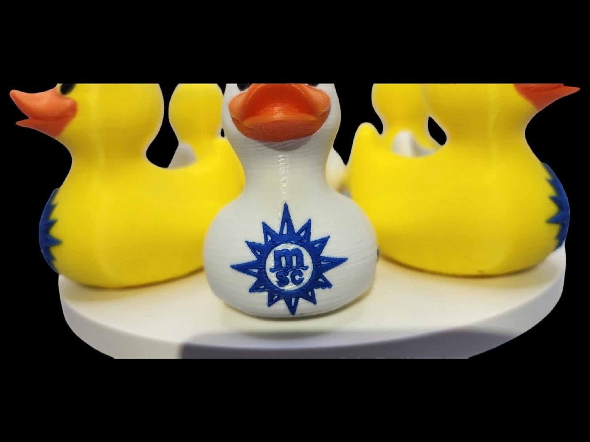 Custom Cruise Duck with Personalized Ship Name, Nautical Vacation Souvenir - JM Designs