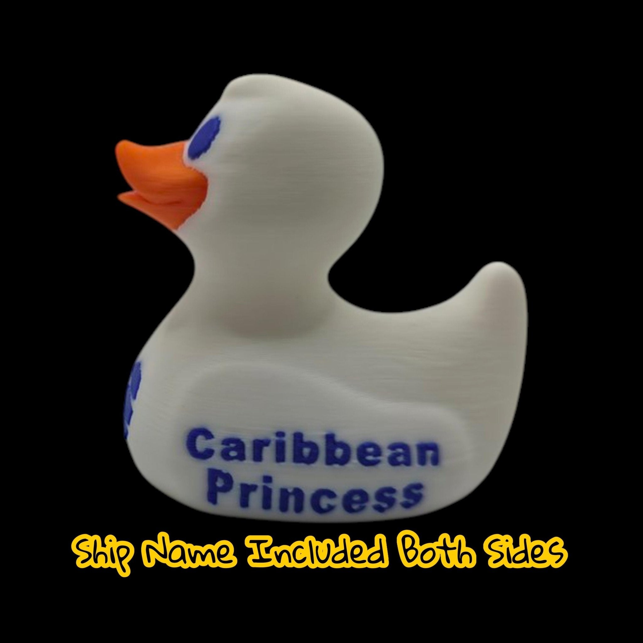 Custom Cruise Inspired Princess Duck Cabin Decoration with Personalized Ship Name and Travel Date - JM Designs