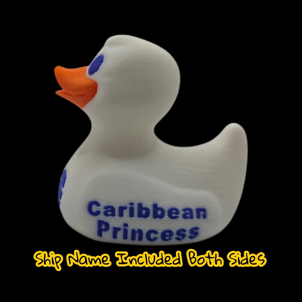 Custom Cruise Inspired Princess Duck Cabin Decoration with Personalized Ship Name and Travel Date - JM Designs