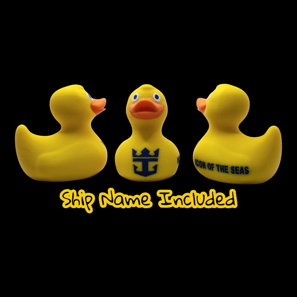 Custom Royal Caribbean Cruise-Inspired Duck - JM Designs
