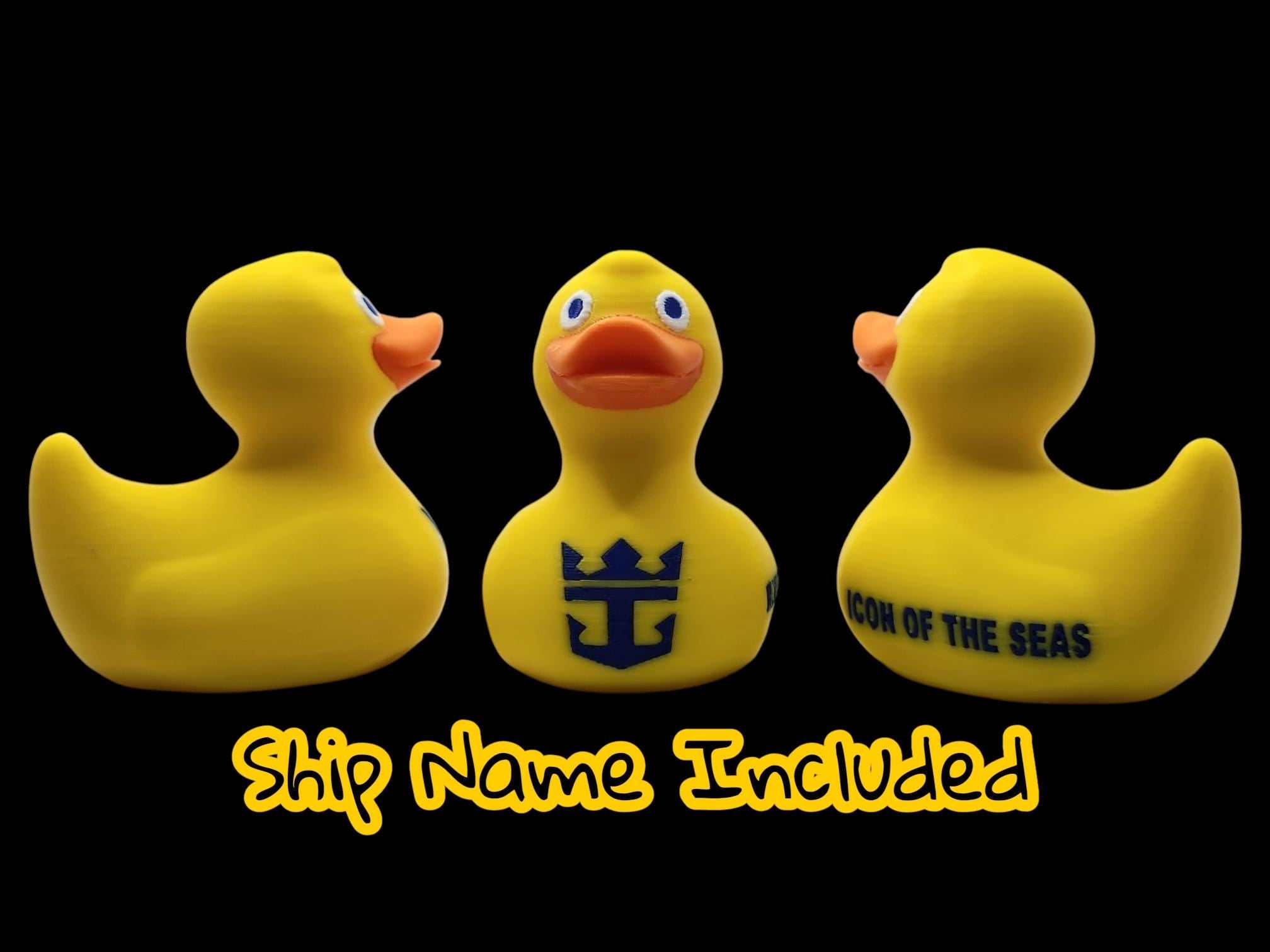 Custom Royal Caribbean Cruise Inspired Duck 3D Printed Travel Souvenir Display Nautical Themed - JM Designs