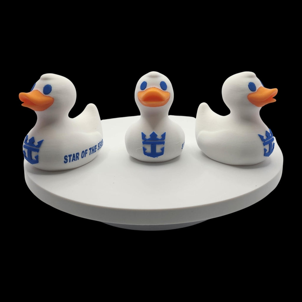 Custom Royal Caribbean Cruise Inspired Duck 3D Printed Travel Souvenir Display Nautical Themed - JM Designs