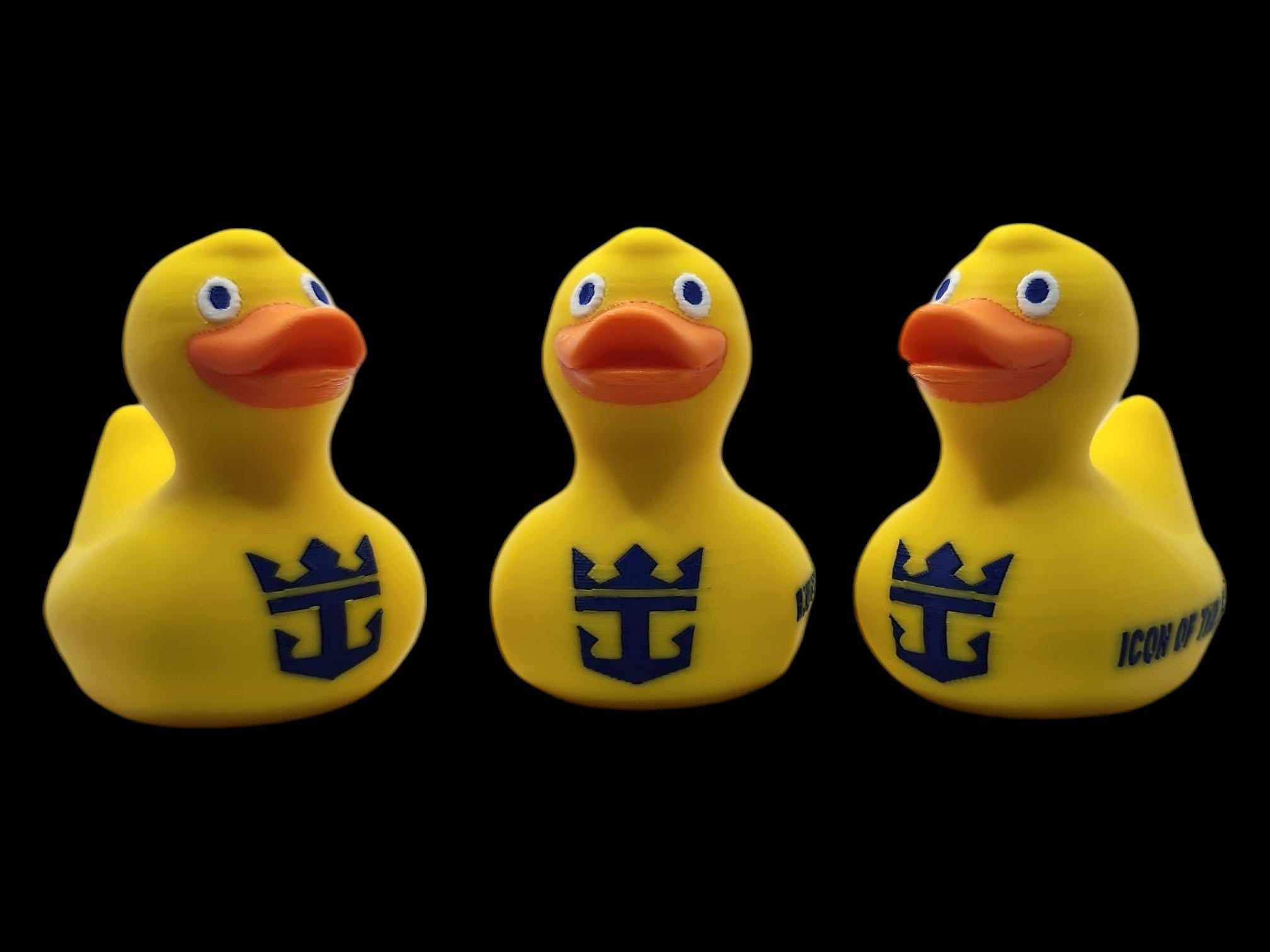 Custom Royal Caribbean Cruise Inspired Duck 3D Printed Travel Souvenir Display Nautical Themed - JM Designs