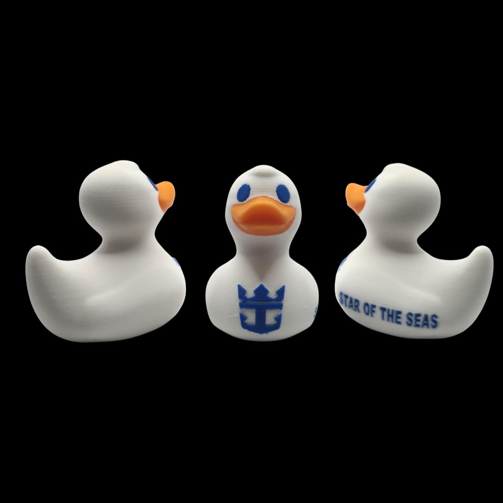 Custom Royal Caribbean Cruise Inspired Duck 3D Printed Travel Souvenir Display Nautical Themed - JM Designs