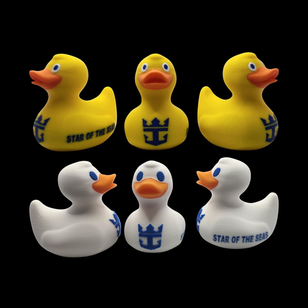 Custom Royal Caribbean Cruise Inspired Ship Duck Cruise Ship Duck Royal Caribbean Cruise Collection 3D Printed Custom Duck - JM Designs