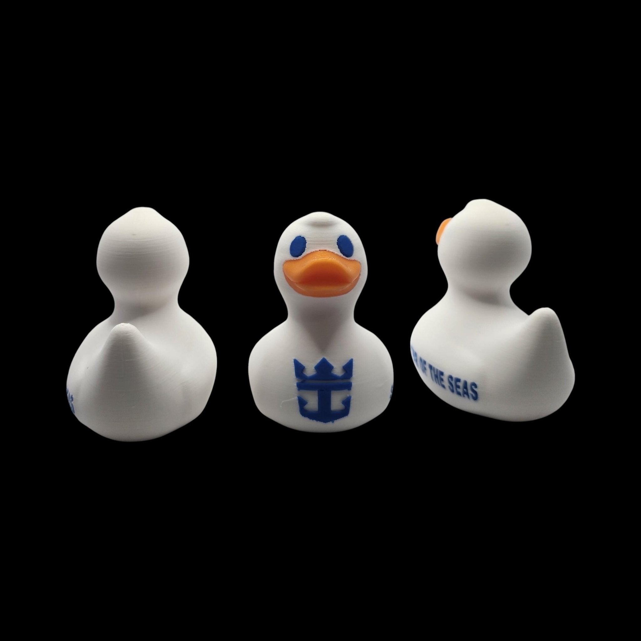 Custom Royal Caribbean Cruise Ship Duck Cruise Ship Duck Royal Caribbean Cruise Collection 3D Printed Custom Duck Travel Souvenir Display - JM Designs