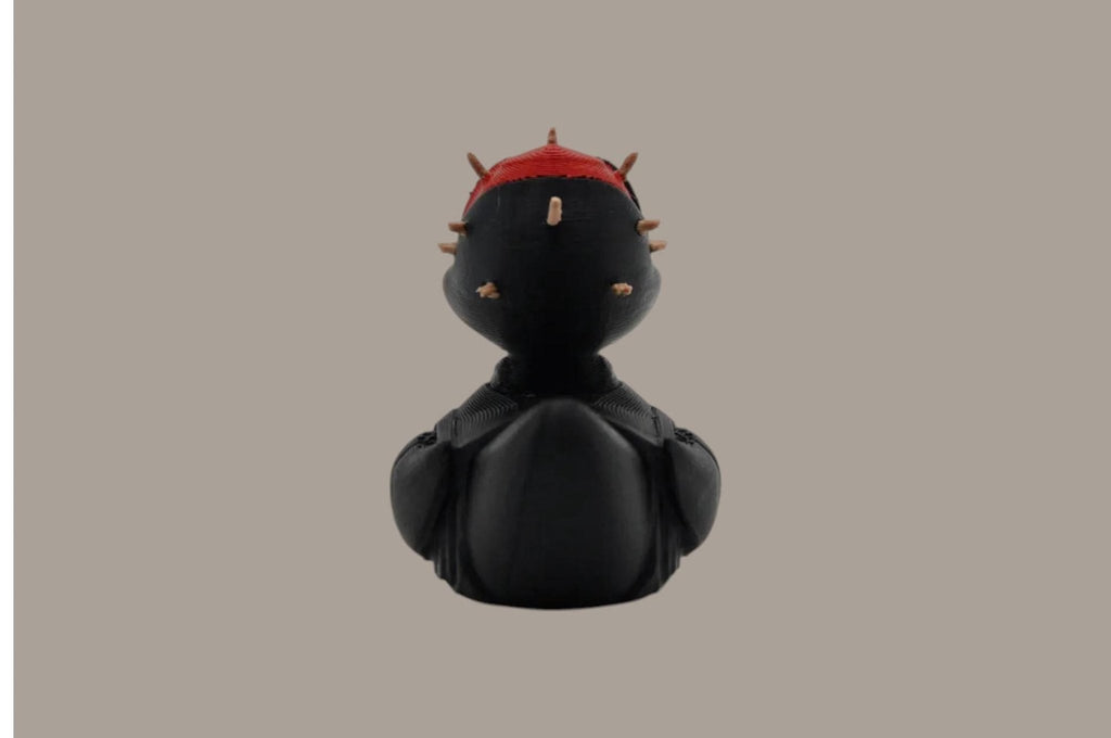 Darth Maul Duck Figurine, Funny Desk Decor for Star Wars Fans - JM Designs