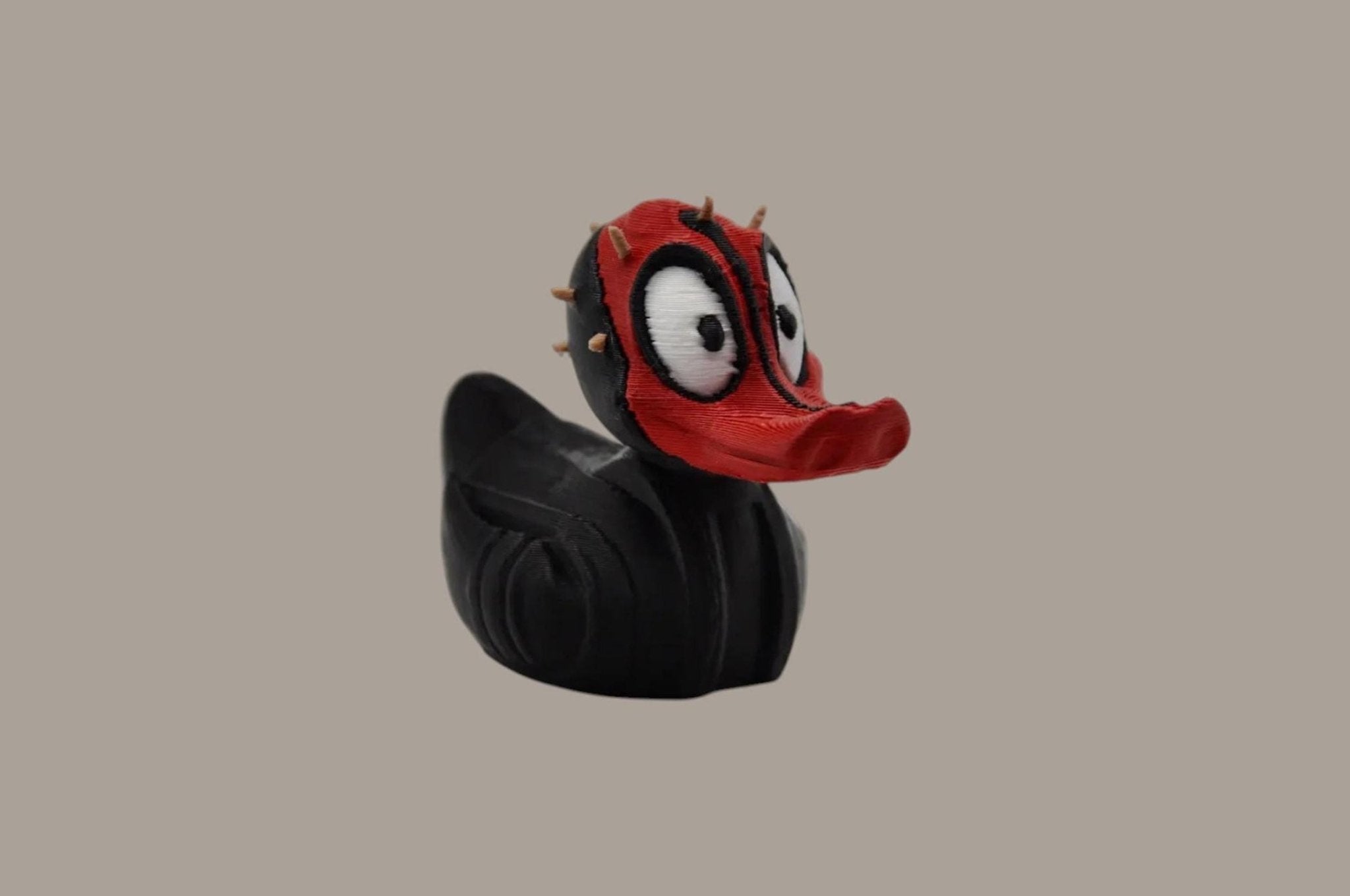 Darth Maul Duck Figurine, Funny Desk Decor for Star Wars Fans - JM Designs