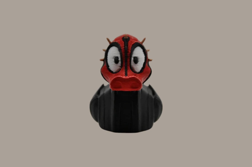 Darth Maul Duck Figurine, Funny Desk Decor for Star Wars Fans - JM Designs