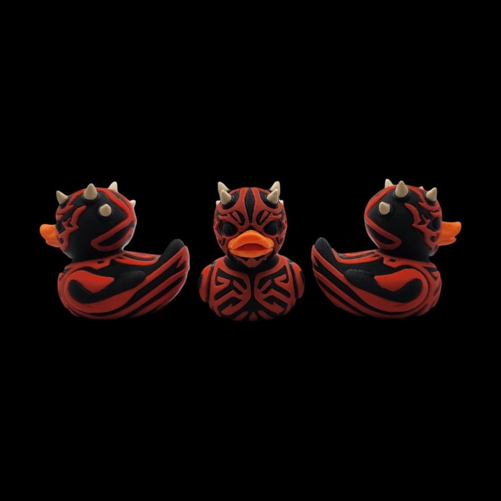 Darth Maul Inspired Duck Decoration Collectible Figure Star Wars Villain Character Sith Novelty - JM Designs