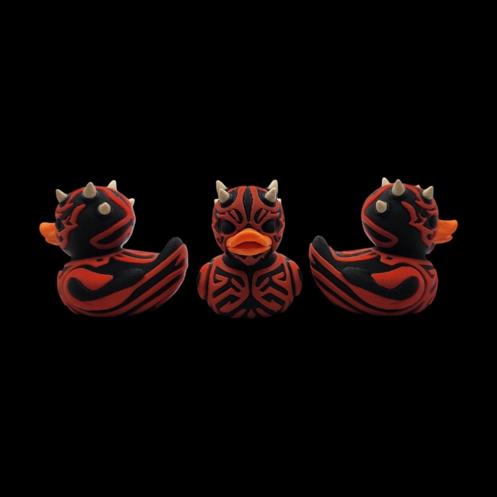 Darth Maul Inspired Duck Decoration Collectible Figure Star Wars Villain Character Sith Novelty - JM Designs