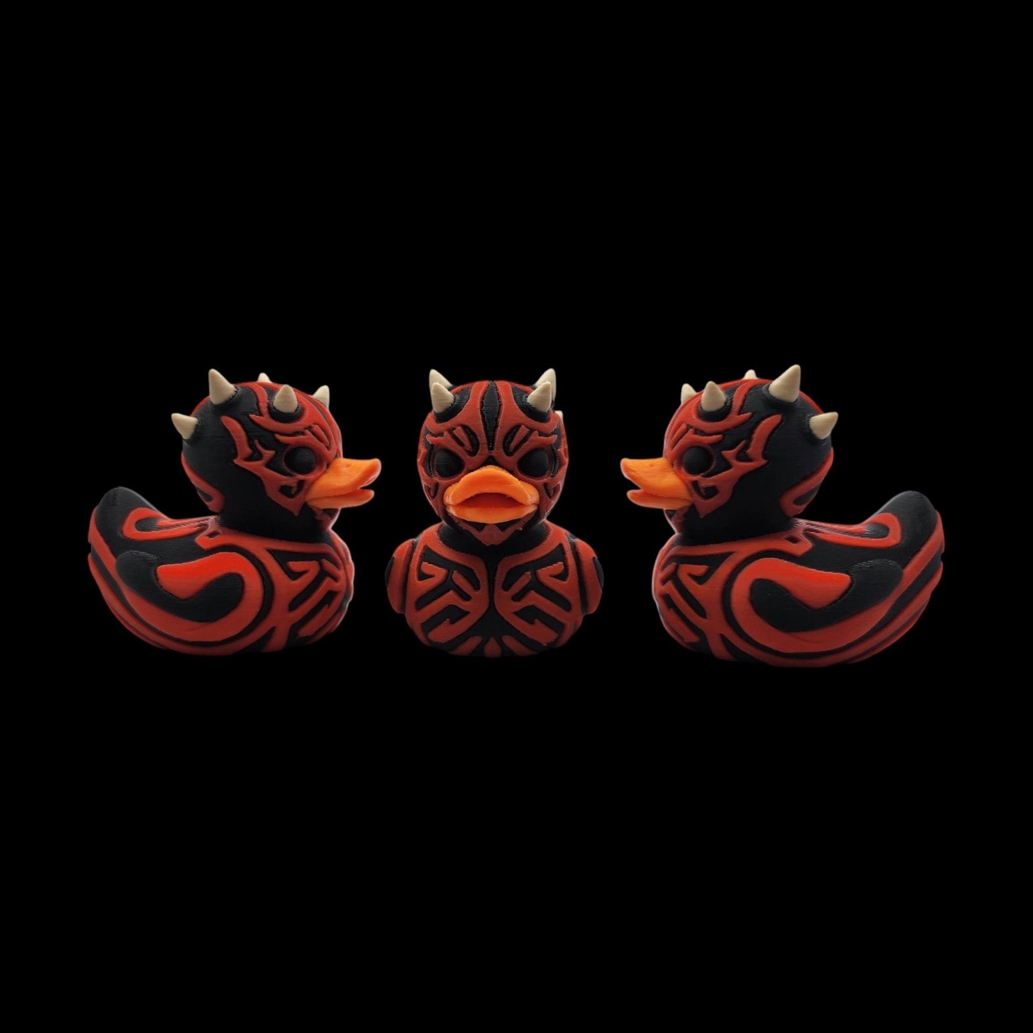 Darth Maul Inspired Duck Decoration Collectible Figure Star Wars Villain Character Sith Novelty - JM Designs