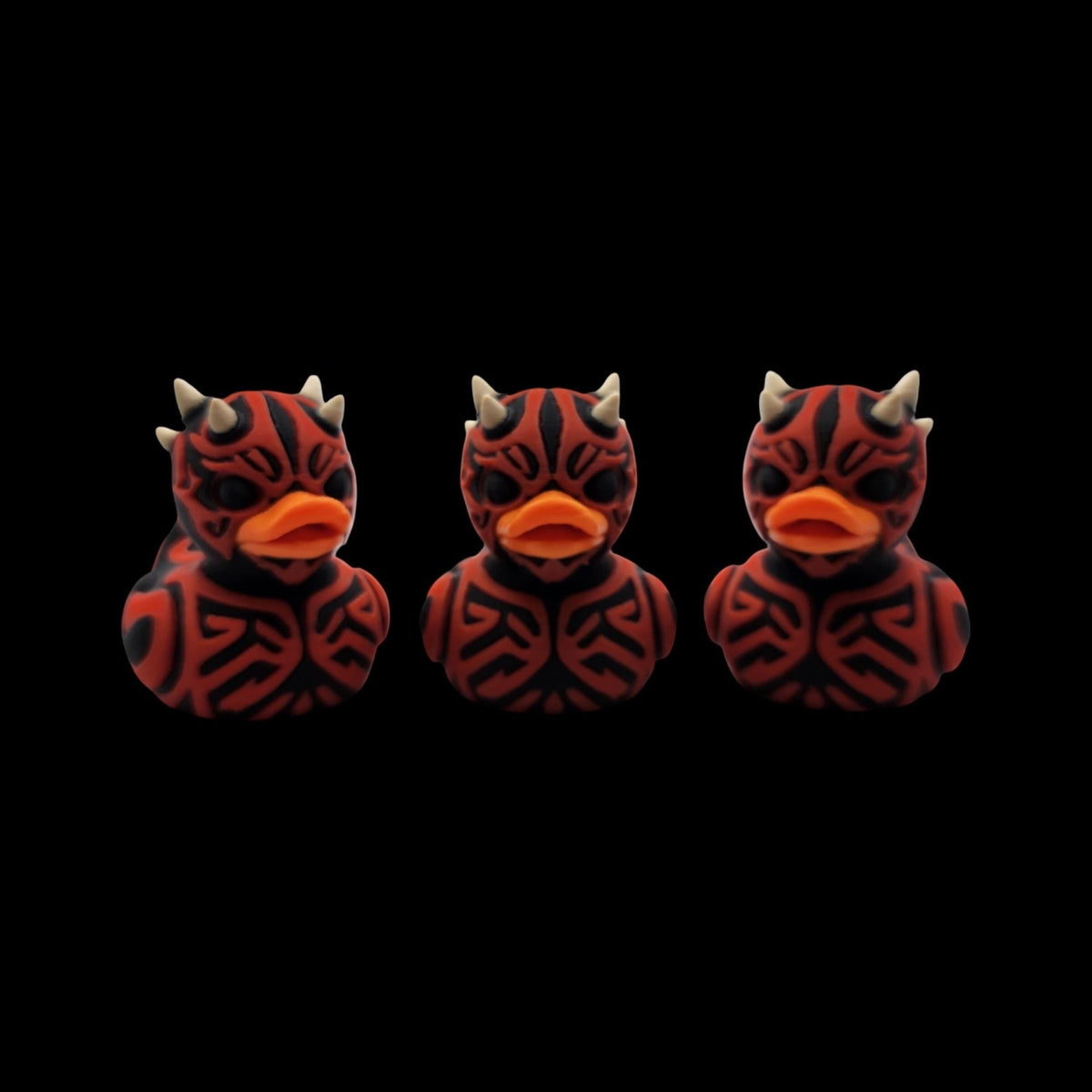 Darth Maul Inspired Duck Decoration Collectible Figure Star Wars Villain Character Sith Novelty - JM Designs