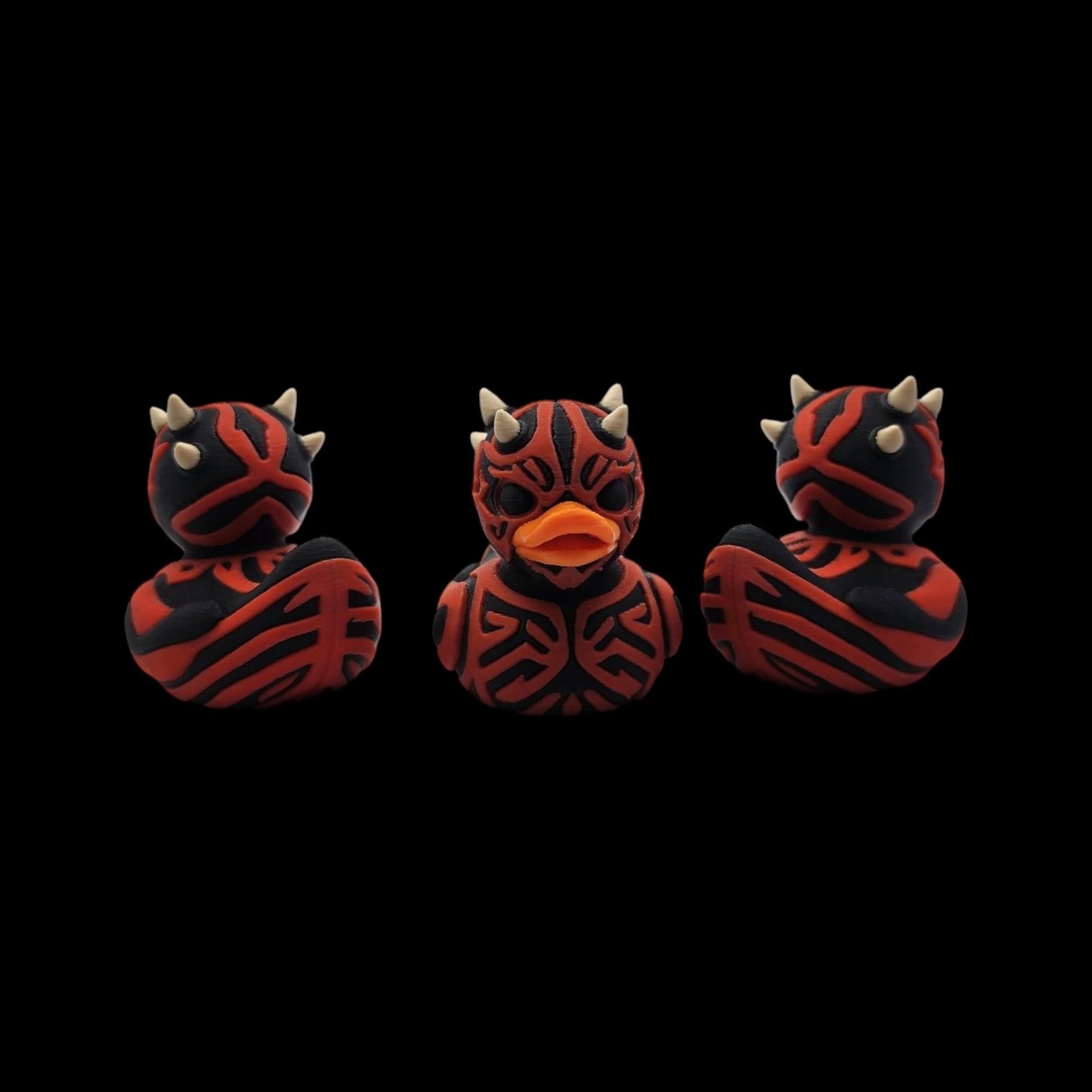 Darth Maul Inspired Duck Decoration Collectible Figure Star Wars Villain Character Sith Novelty - JM Designs