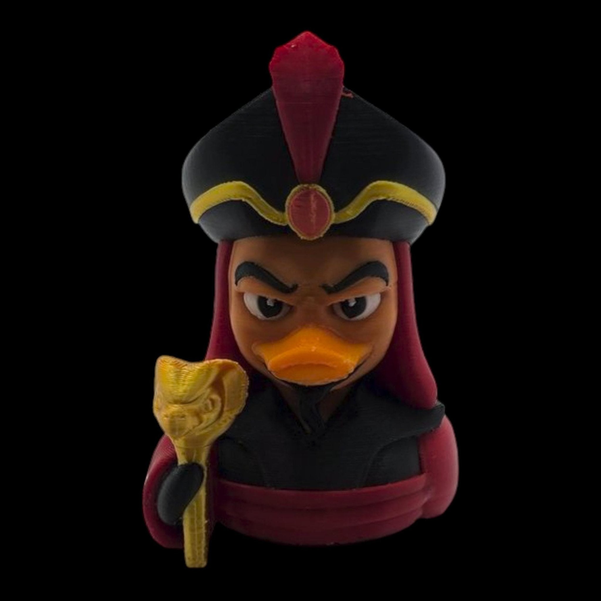 Disney Bath Toy Duck Figurine Set, Aladdin Character Collection for Fun Bathtime - JM Designs