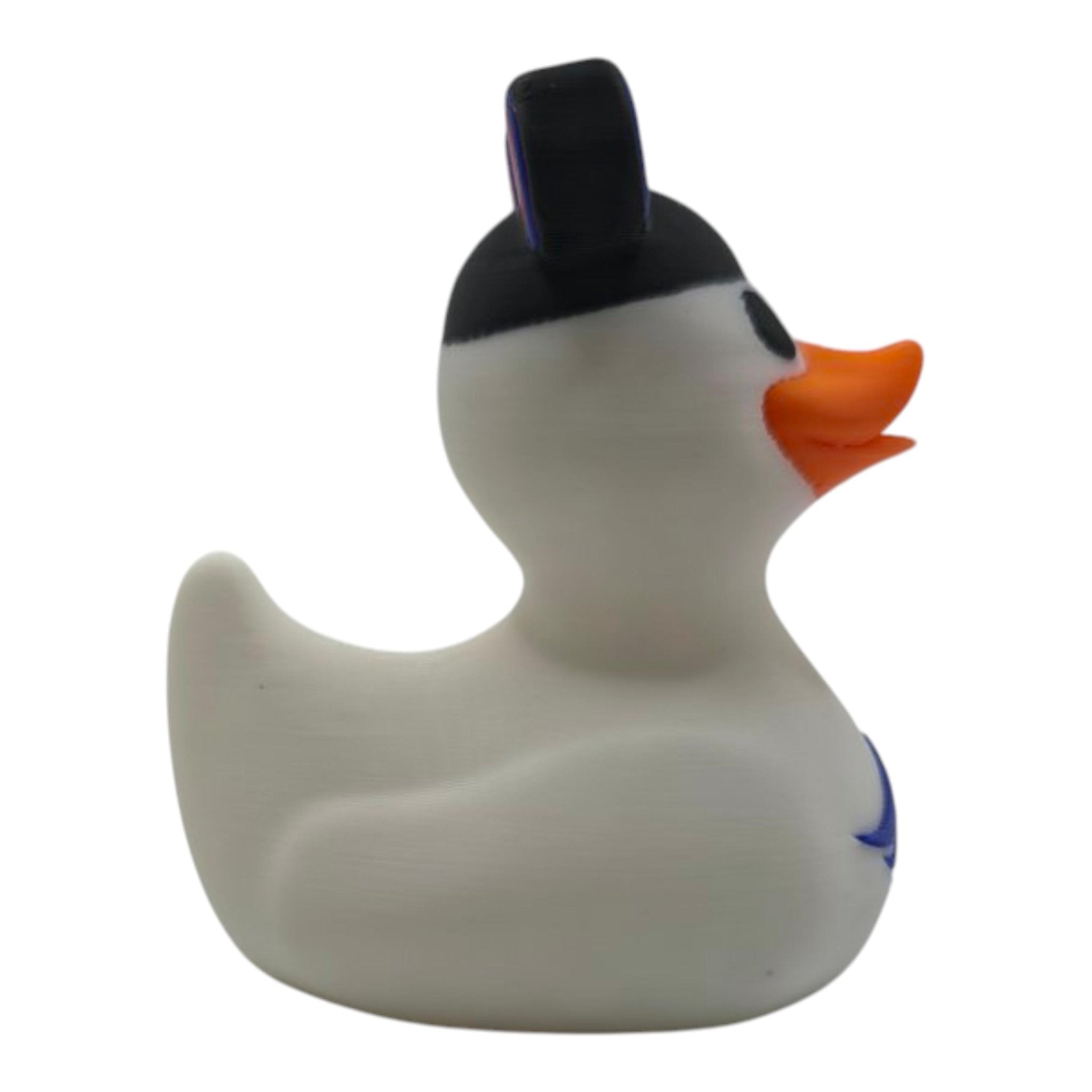 Disney Inspired Cruise Ducks White & Black, Collectible Cabin Decoration, Mickey Ears, Custom Ship Name - JM Designs