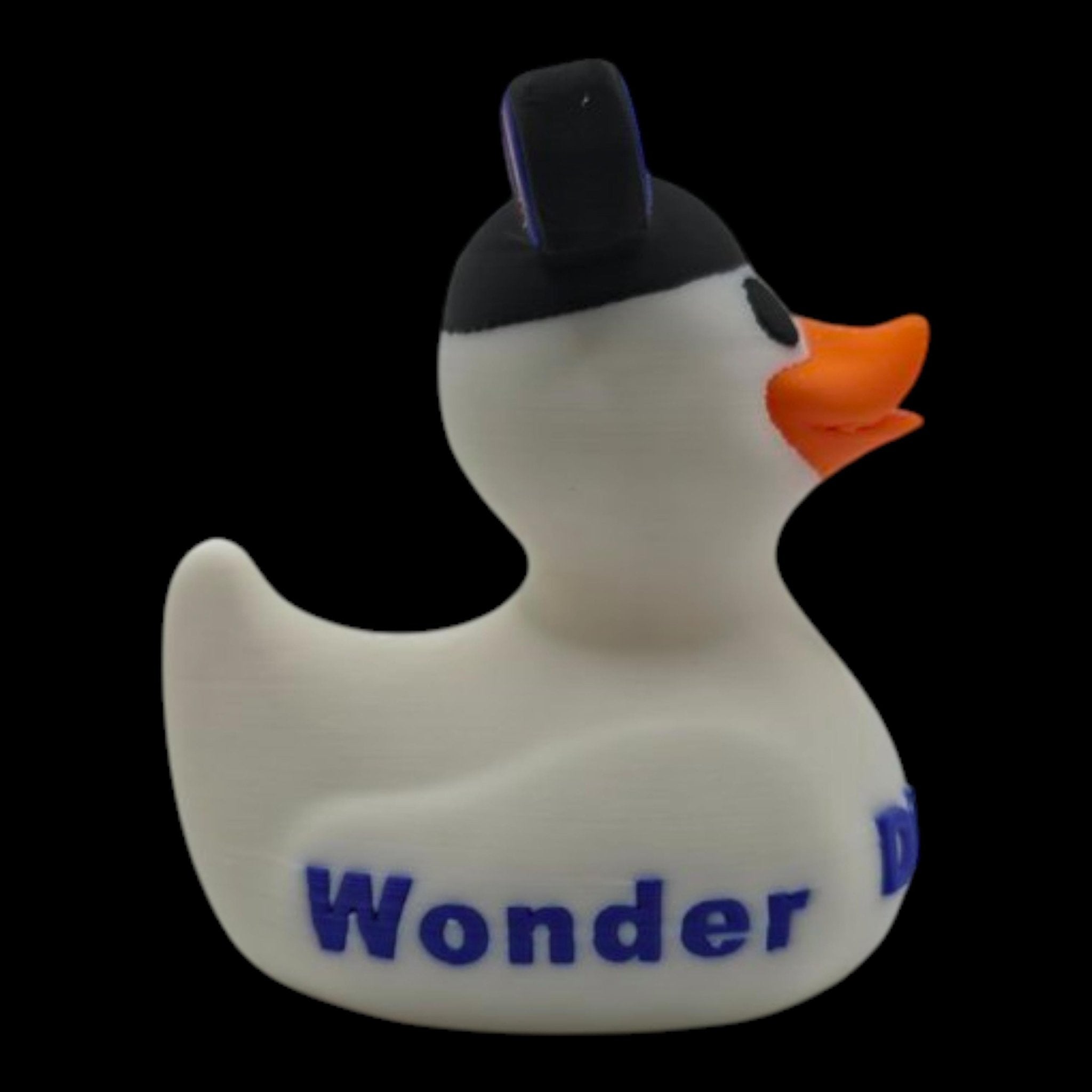 Disney Inspired Cruise Ducks White & Black, Collectible Cabin Decoration, Mickey Ears, Custom Ship Name - JM Designs