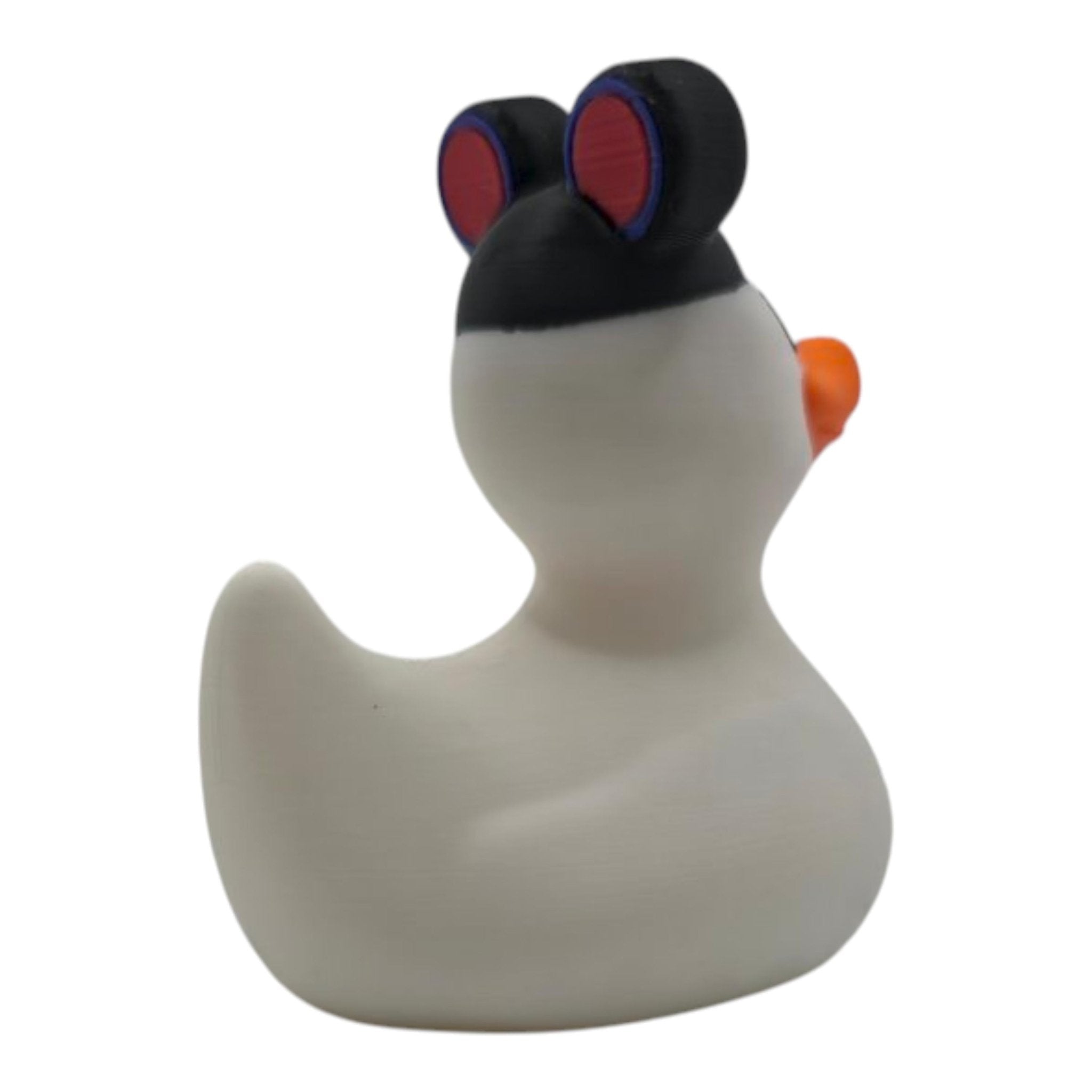 Disney Inspired Cruise Ducks White & Black, Collectible Cabin Decoration, Mickey Ears, Custom Ship Name - JM Designs